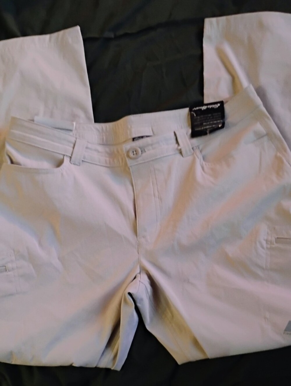 Eddie Bauer NWT Light Beige Casual Pants Petite Straight Mid Rise Sz 12p